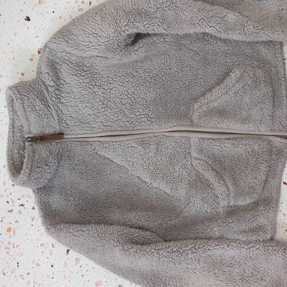 H&M | Grey Fleece Zipper Jacket | 6-8 yr